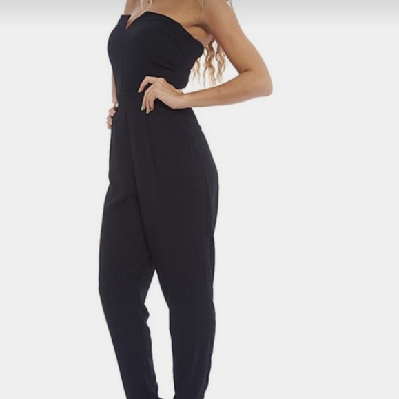 Pepe Runa Black Jumpsuit POCKETS - Picture 5 of 5